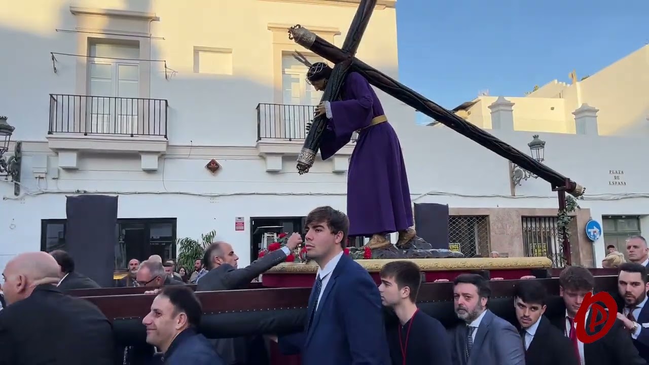 Solemne Traslado de la Hdad. Afligidos hacia la Basílica Menor | El Puerto 2024 | OndaPasion.com