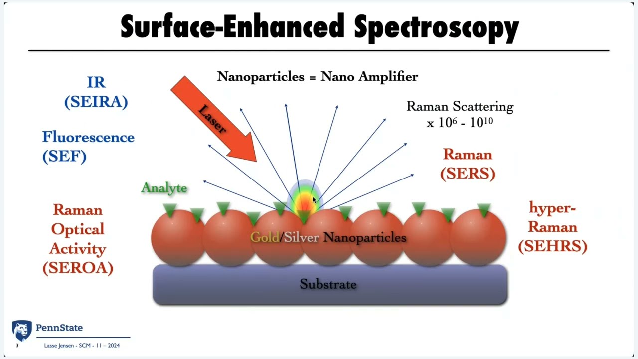 Recent Advances in Modeling Surface-Enhanced Raman Scattering | Lasse Jensen | AMS Webinars 2024