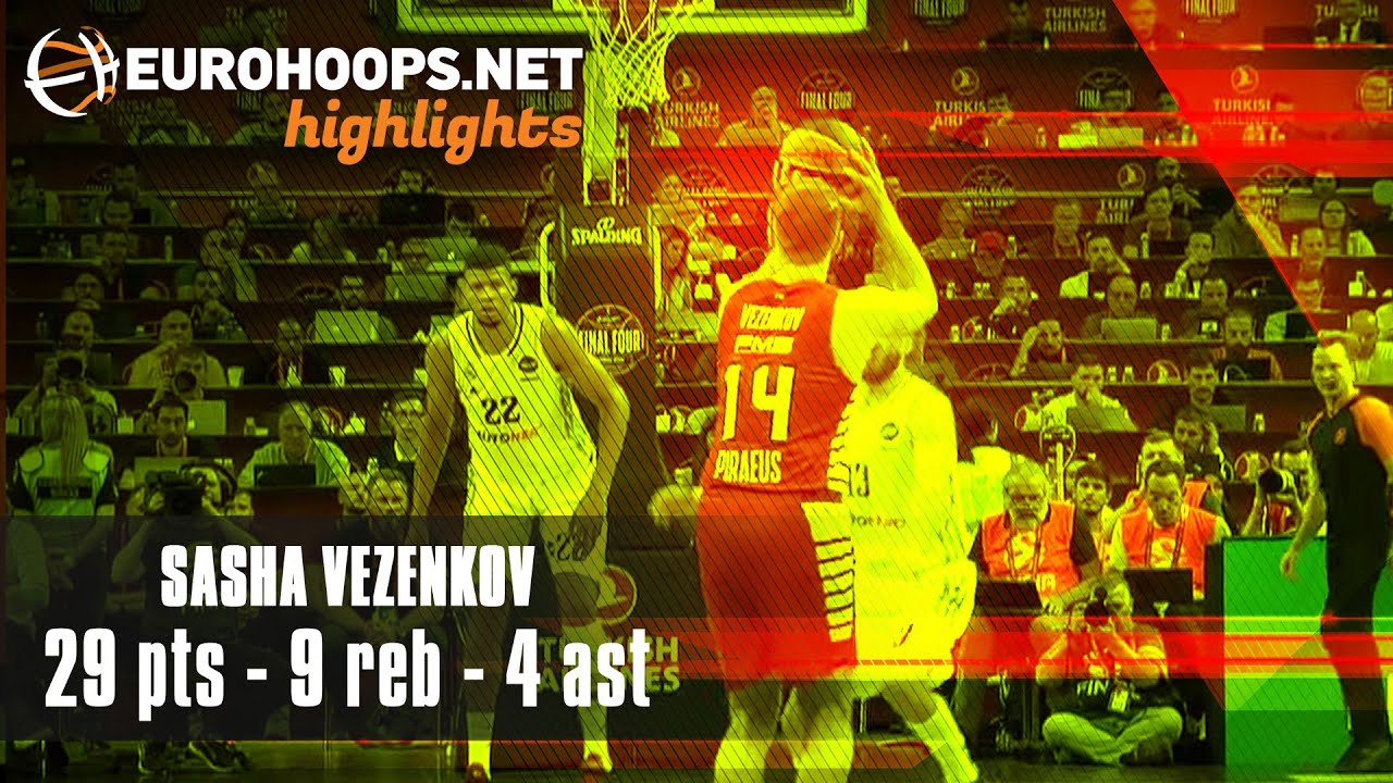 Sasha Vezenkov (29 pts, 9 reb, 4 ast) 🎯 Olympiacos Piraeus - Real Madrid 78-79 (Final Four Final)