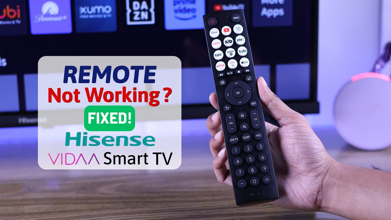 Исправлено &mdash; пульт дистанционного управления Hisense VIDAA Smart TV не работает!
