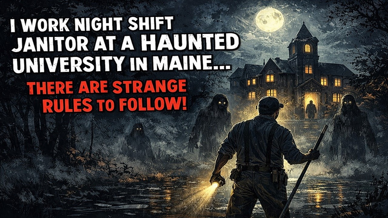 I Work Night Shift Janitor at a HAUNTED University in Maine...There are Strange Rules to Follow!