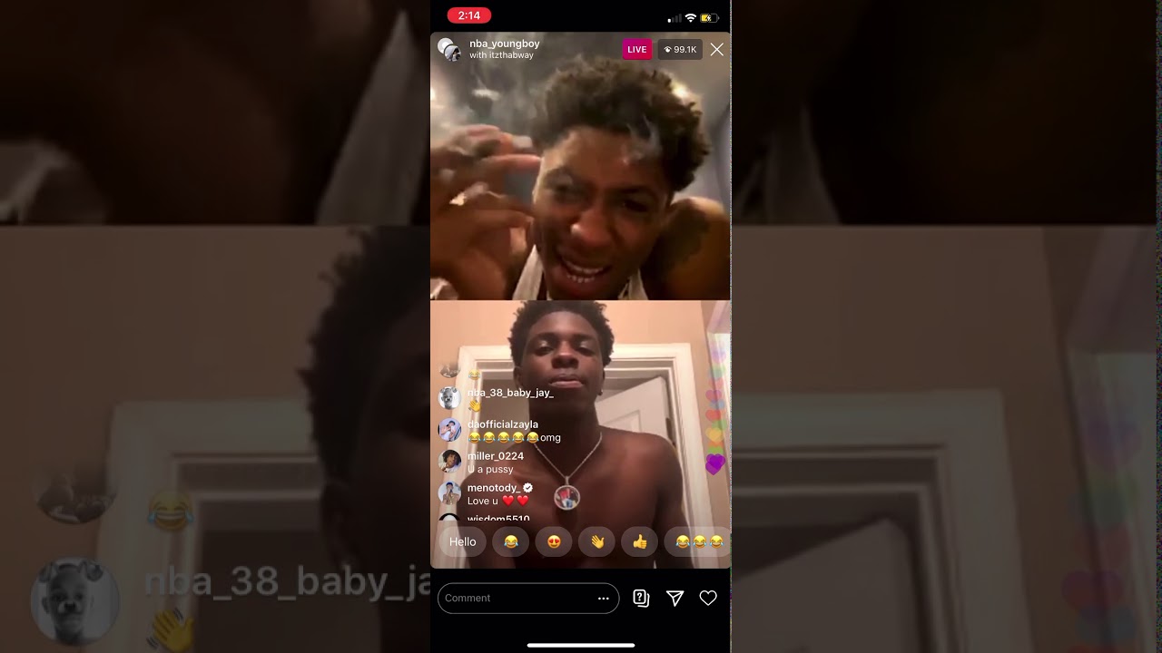 NBA-Youngboy live on Instagram 4/11/2020