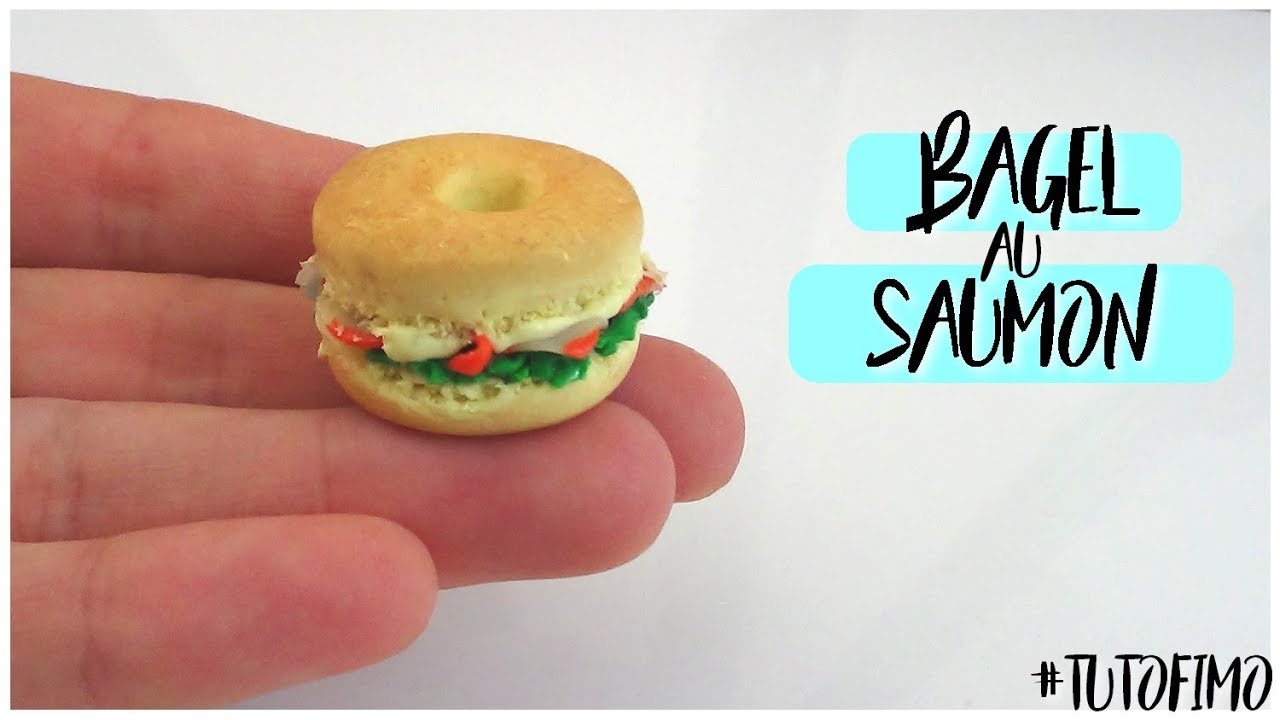 { TUTO } BAGEL SAUMON | FIMO