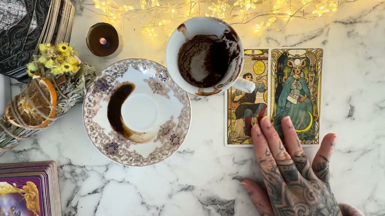 Weekly Coffee tarot reading ⭐️ Get Ready! #asmr #tarot #coffee #love #astrology 