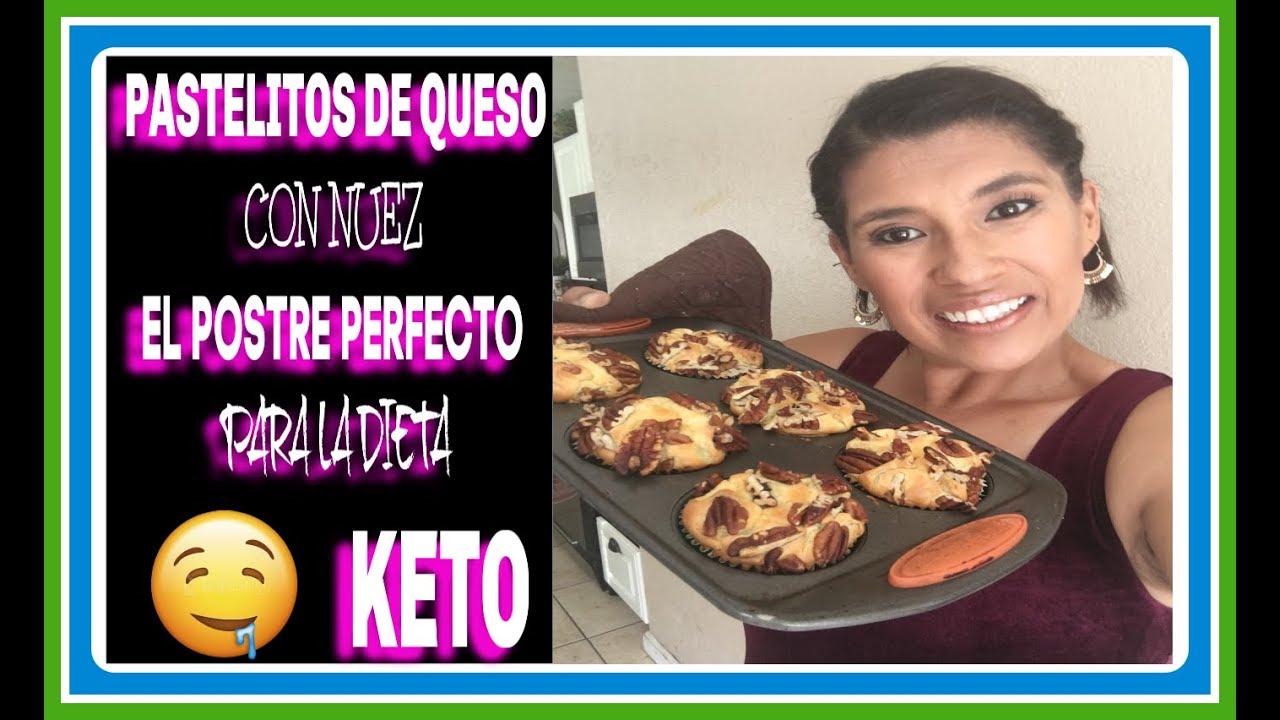 EL MEJOR POSTRE KETO| PASTELITOS DE QUESO CON NUEZ| DIETA KETO| DIETA CETOGENICA
