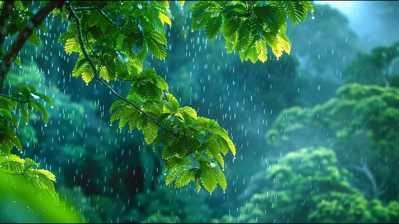Soothing Rain Ambience 🌧️ Rainstorm Sounds for Relaxing and Deep Sleep | Stress Relief Comfort