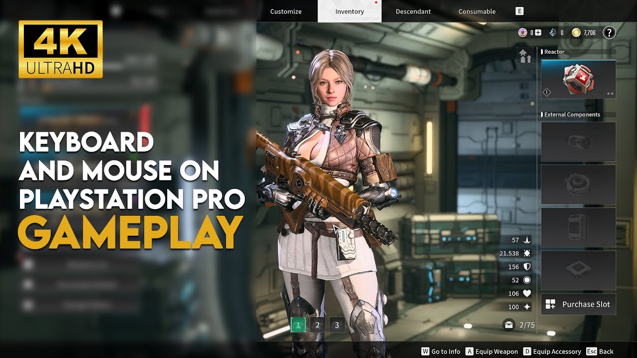 The First Descendant Gameplay - Keyboard and Mouse on PlayStation 5 Pro (4K HDR)