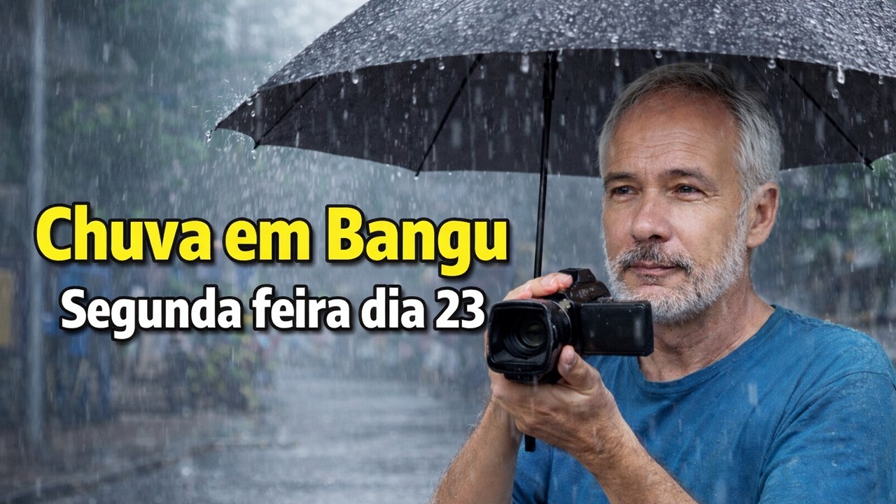 Chuva em Bangu - Segunda-feira dia 23