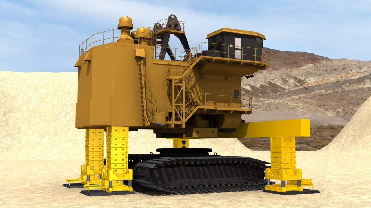Undecking a Rope Shovel with a Jack-up System | Mining Maintenance | Enerpac