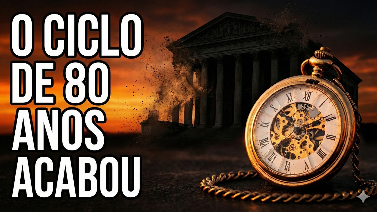 Como o Ciclo de 80 Anos Destruirá o Seu Banco em 2026