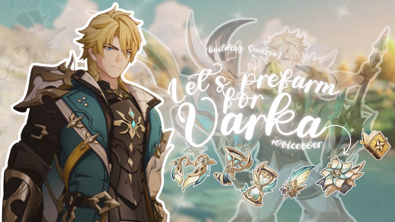 prefarming for Varka & building Sucrose ⚔️🍃|Cozy Genshin impact gameplay| ❀ (+voiceover, yapping )