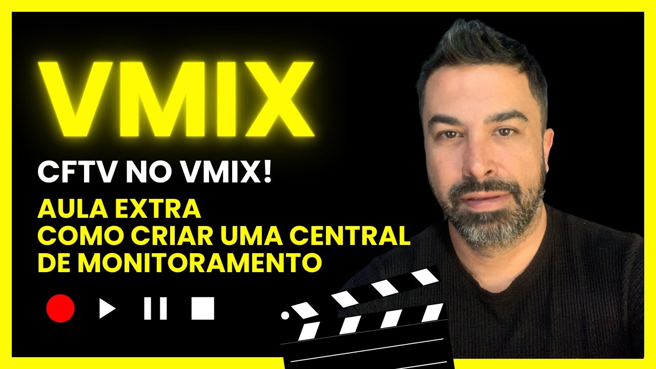 Curso vMix - Como montar um circuito de monitoramento no vMix, ou usar uma câmera em sua transmissão