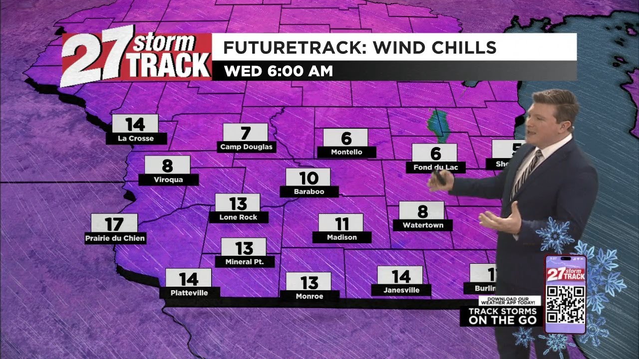A chilly start to Wednesday