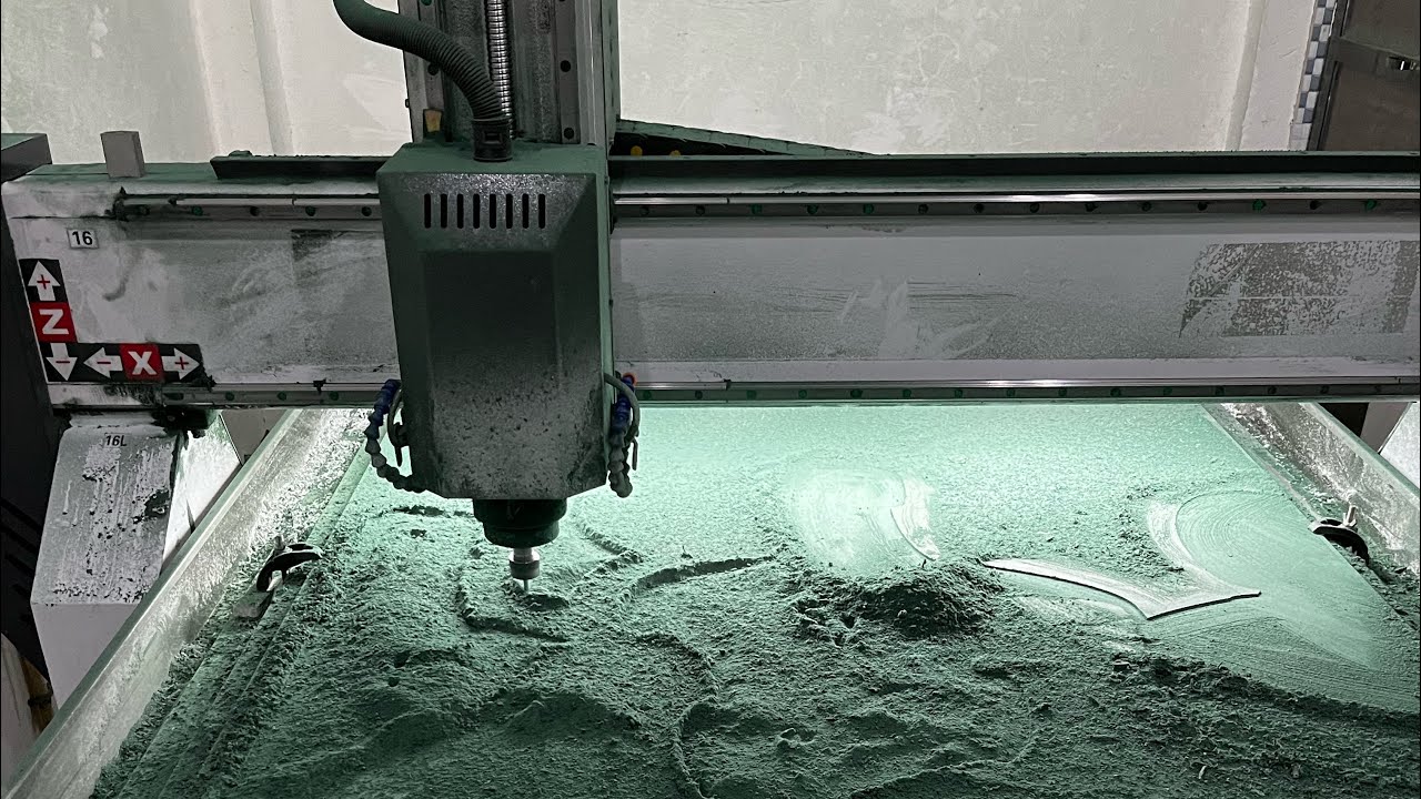 wall panel making on hdhmr by cnc rauter