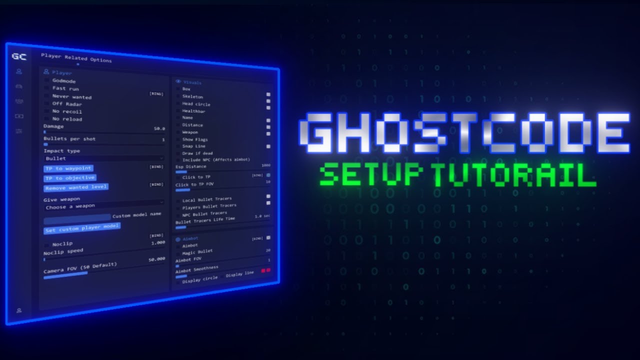 GHOSTCODE MOD MENU SETUP/DOWNLOAD FULL TUTORIAL