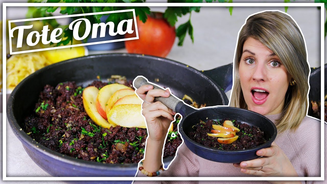 Tote Oma | Blutwurst mit Sauerkraut & Kartoffeln  | DDR Rezept | Felicitas Then