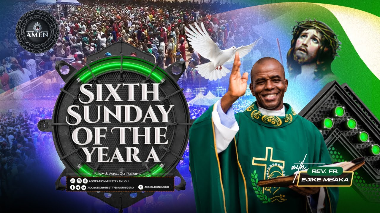 SUNDAY MASS ADORATION PROGRAM LIVE WITH REV FR EJIKE MBAKA || 15-02-2026