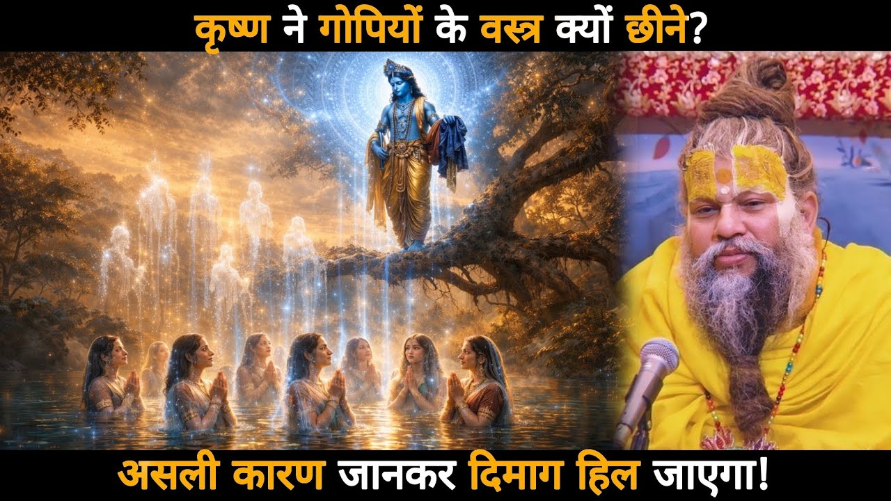 कृष्ण ने गोपियों के वस्त्र क्यों छीने? असली कारण जानकर दिमाग हिल जाएगा!