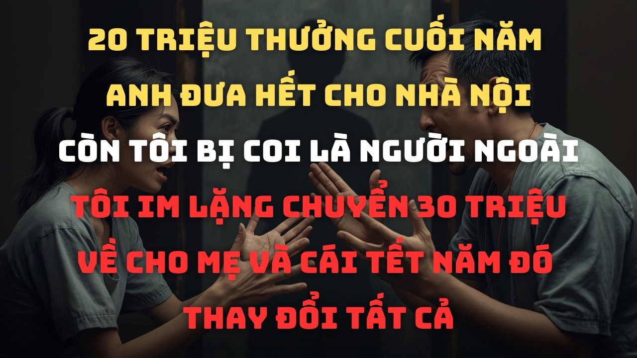 20 triệu của anh cho ba mẹ là hiếu thảo, 30 triệu của tôi cho mẹ ruột lại bị gọi là ích kỷ?