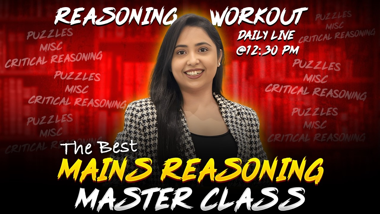 Daily Reasoning Workout 🔥 | MAINS Reasoning Special | SBI / IBPS / RBI Assistant 2026 | Day 27