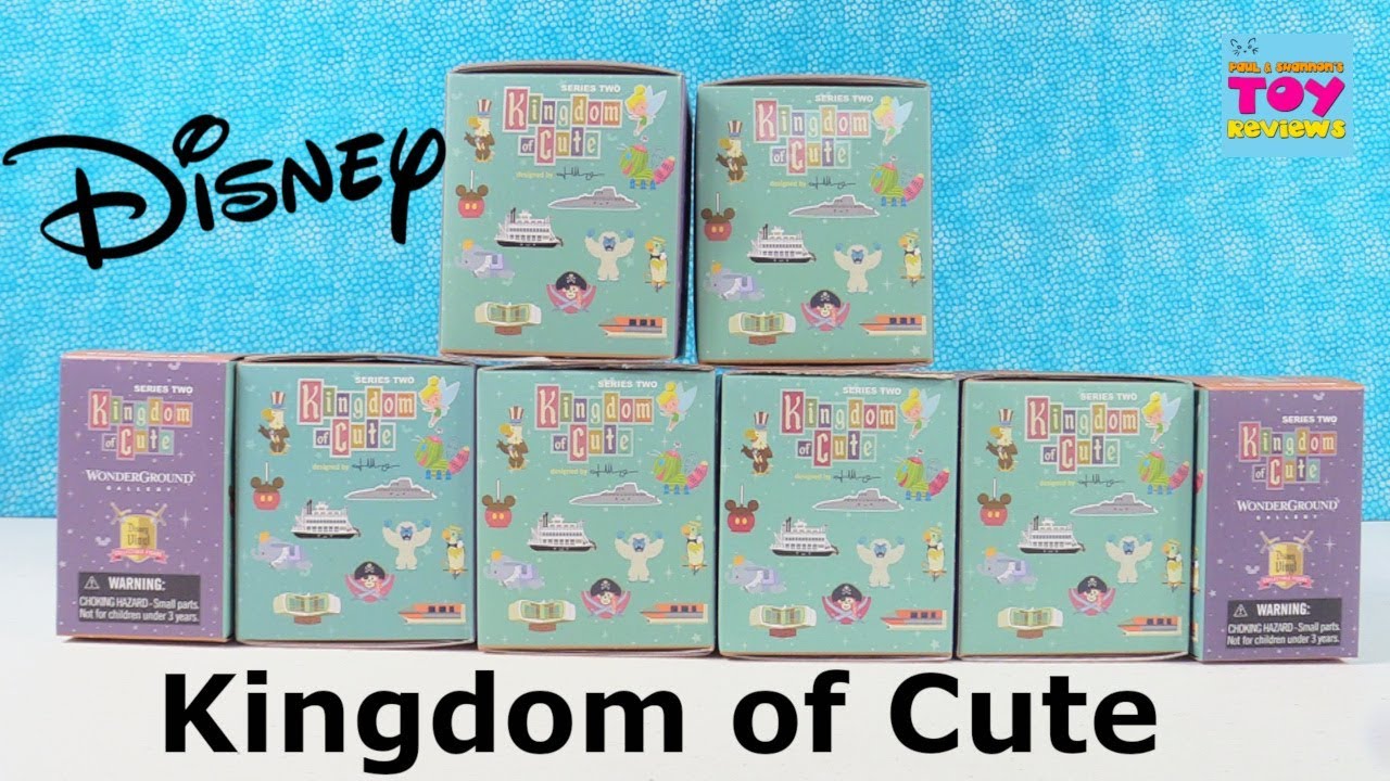 Disney Parks Kingdom Of Cute Series 2 Vinyl Figures Unboxing Review | PSToyReviews