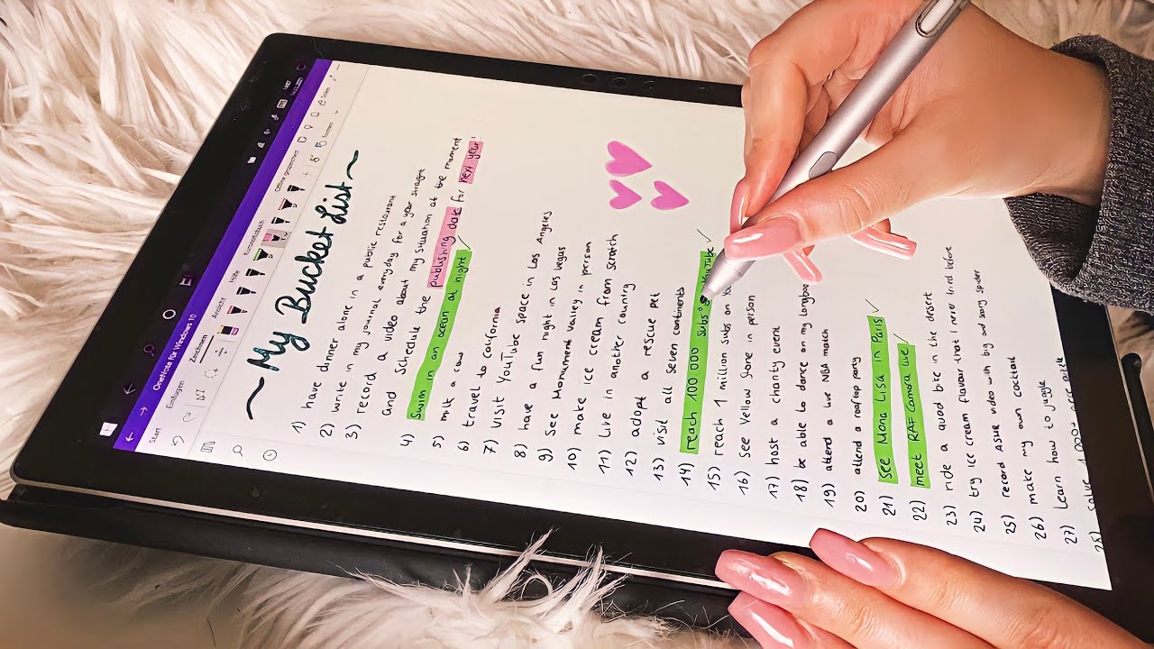 [ASMR] Take notes with me ✏️ (tapping, whispering, pencil sounds) My Bucket List  || edafoxx ASMR ♡