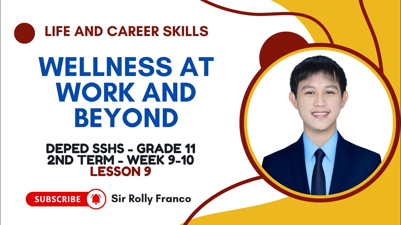 Wellness at Work and Beyond | Physical Activities for Work-Life Balance | SHS Life and Career Skills