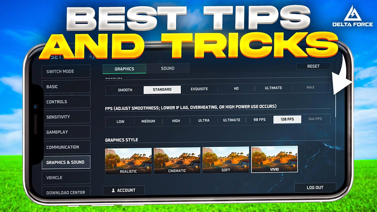 TOP 10 BEST TIPS AND TRICKS (BEST SETTINGS) | DELTA FORCE MOBILE