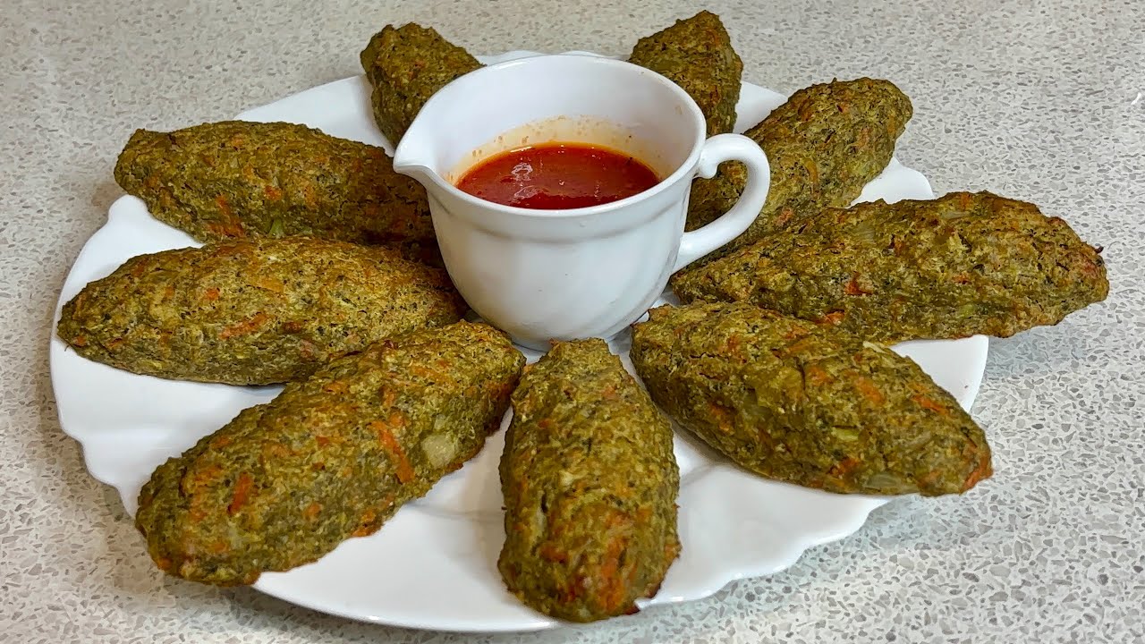 Вкусные веганские котлеты из маша и брокколи с соусом  #веганскиерецепты #котлетыизмаша