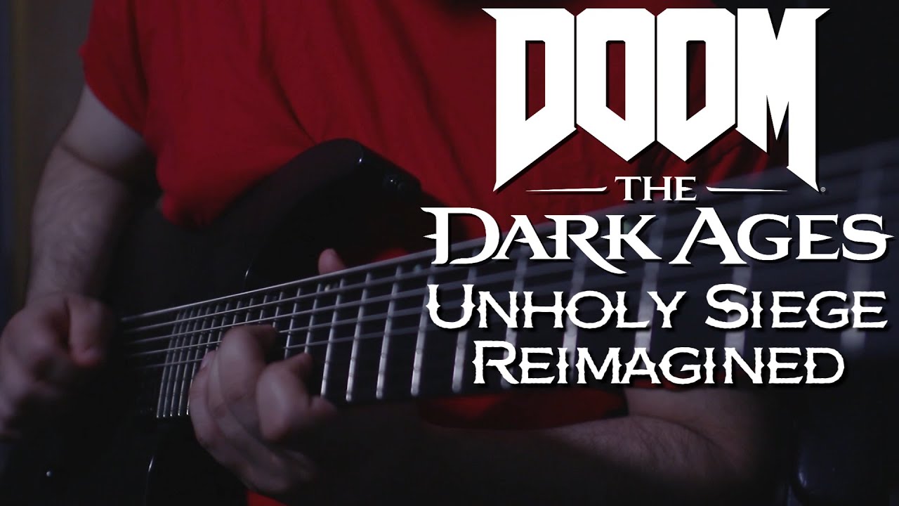 Andromida - Unholy Siege (Guitar Playthrough) - Doom The Dark Ages Soundtrack