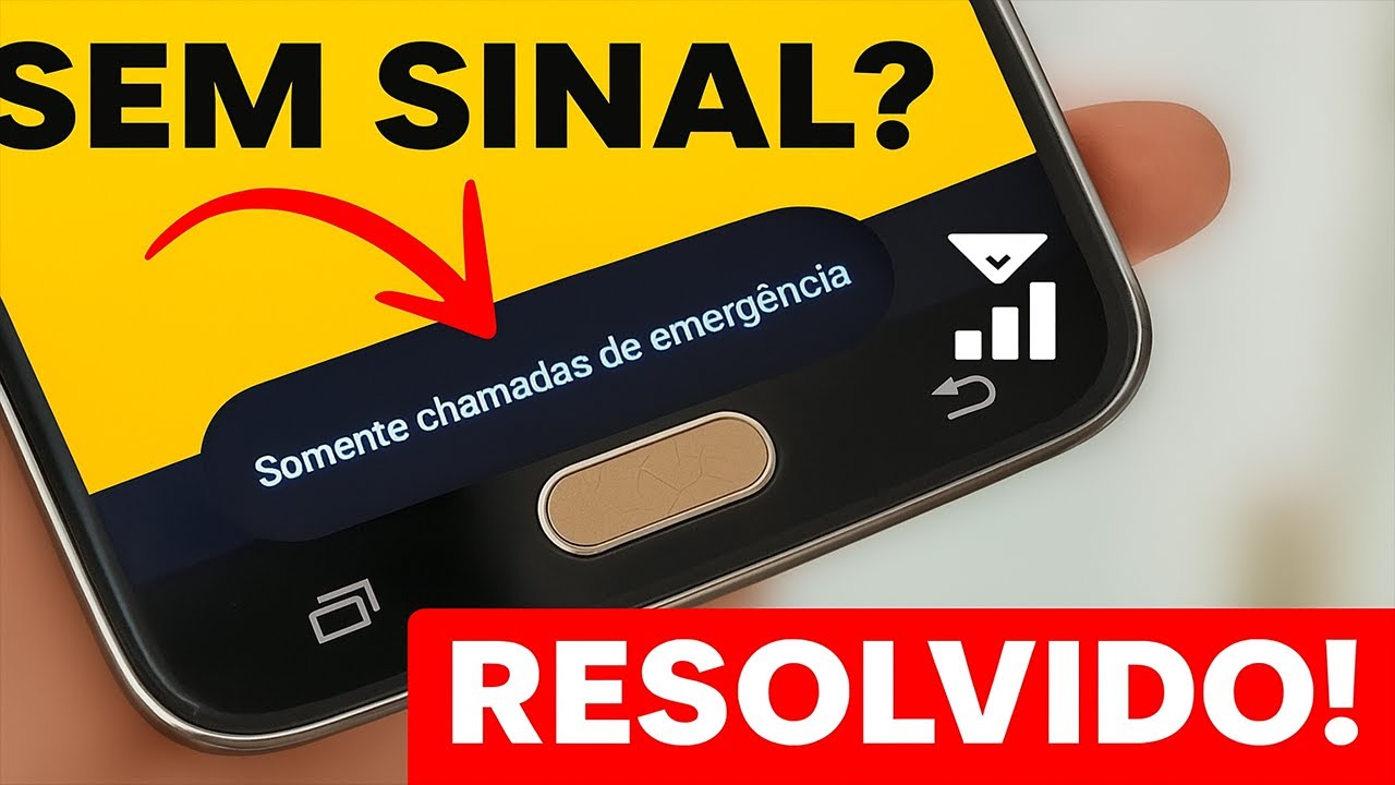 Somente Chamadas de Emergência no Samsung? Resolva Agora Mesmo...