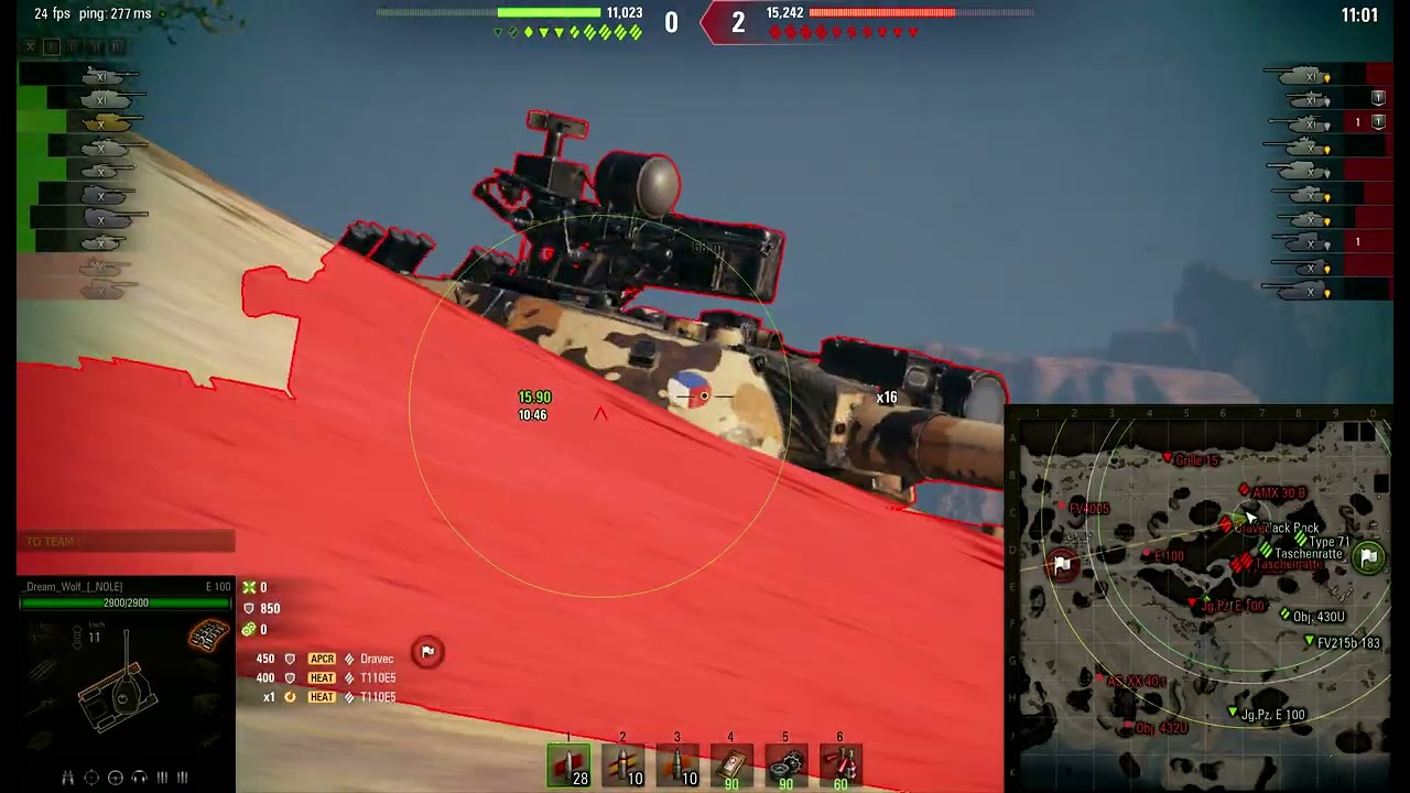 World of Tanks did my best in E100