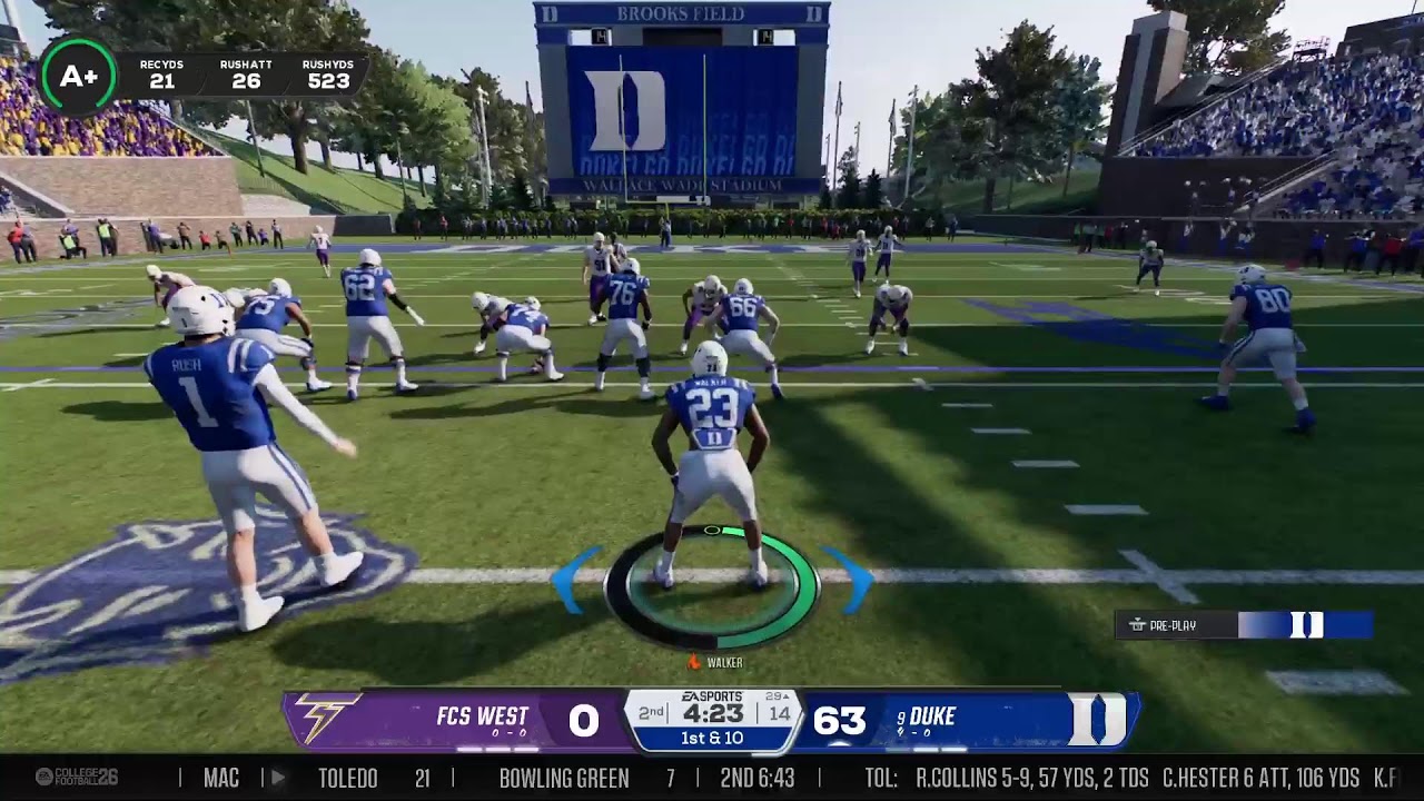College football 26 duke vs FCS