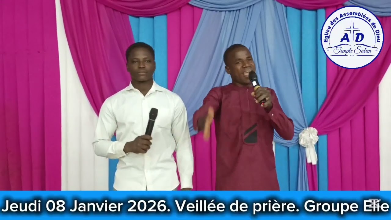 Jeudi 08 Janvier 2026. Veillée de prière. Groupe Elie
