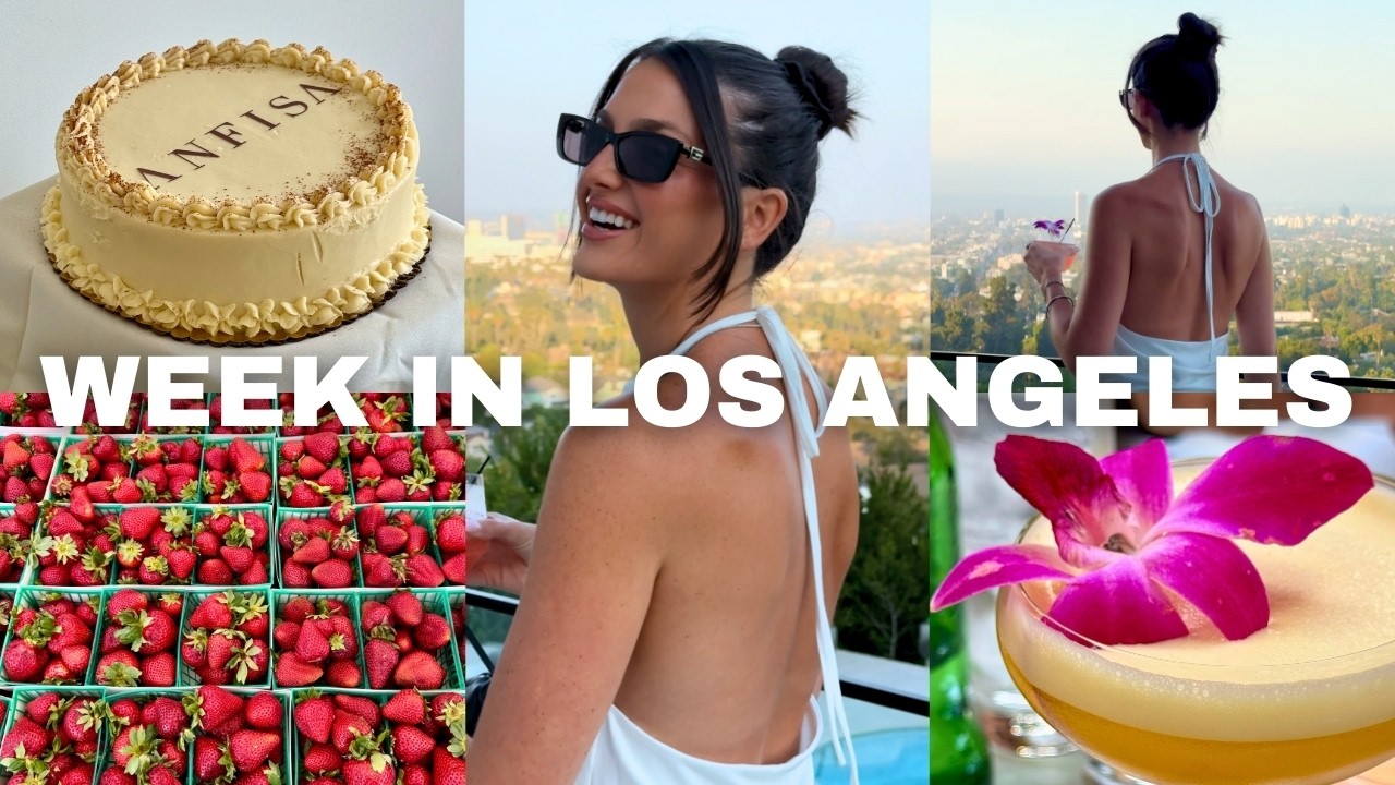 days in my life in LA | influencer events, pr unboxing, hot yoga, grocery haul, & more