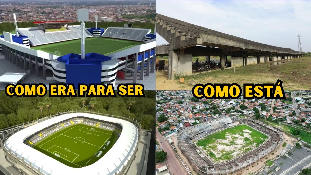 5 ESTÁDIOS COM OBRAS QUE NUNCA ACABAM
