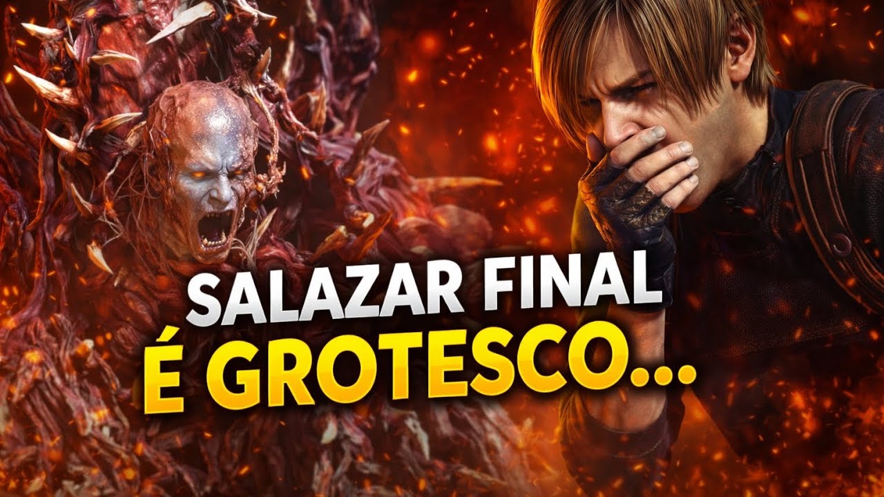Esse é o boss FINAL mais nojento do RE4 Remake? Salazar 👀 #ramonsalazar 