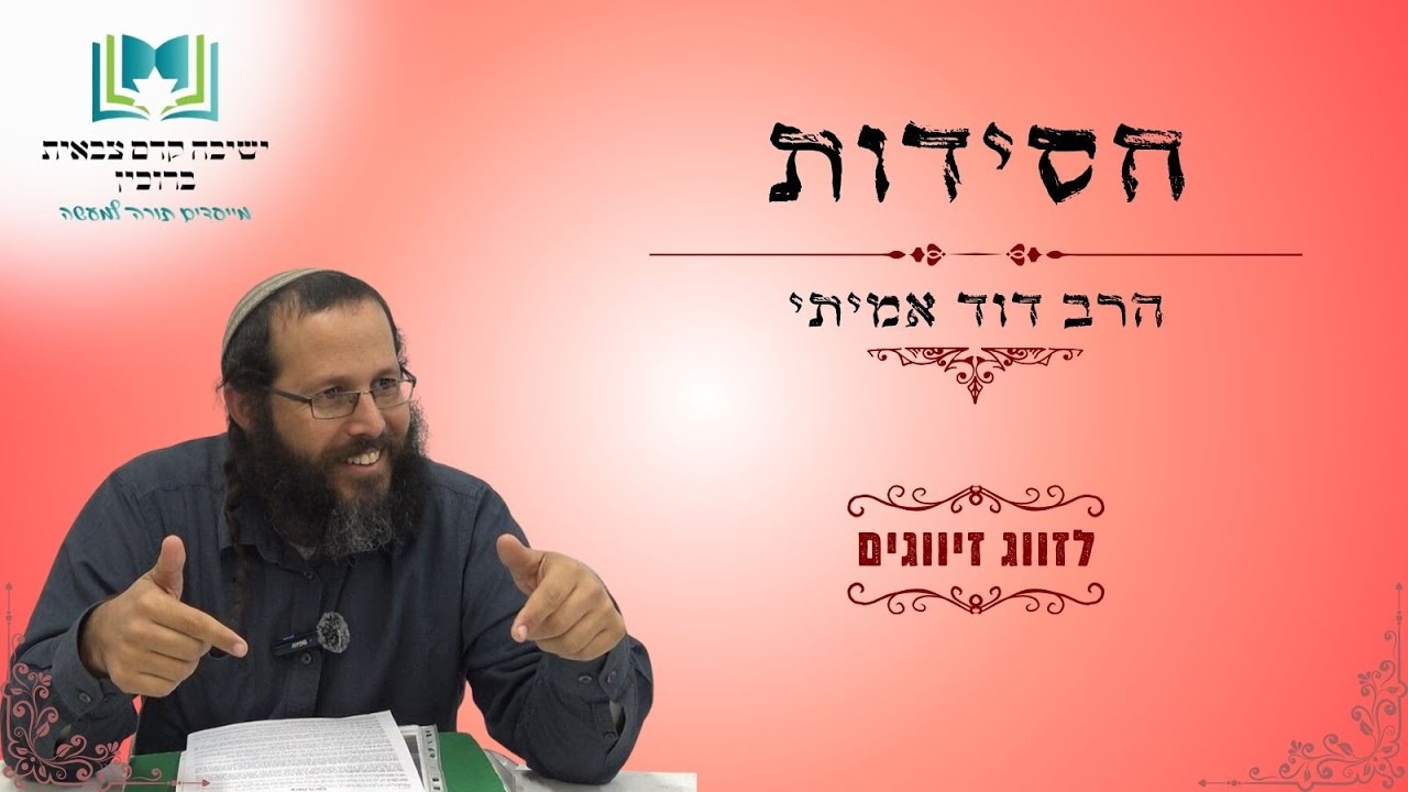 חסידות | לזווג זיווגים | הרב דוד אמיתי