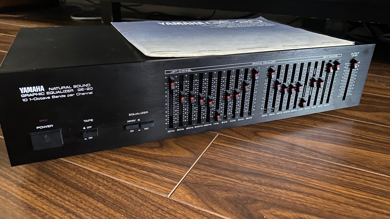 Yamaha GE 20 Equalizer cleaning