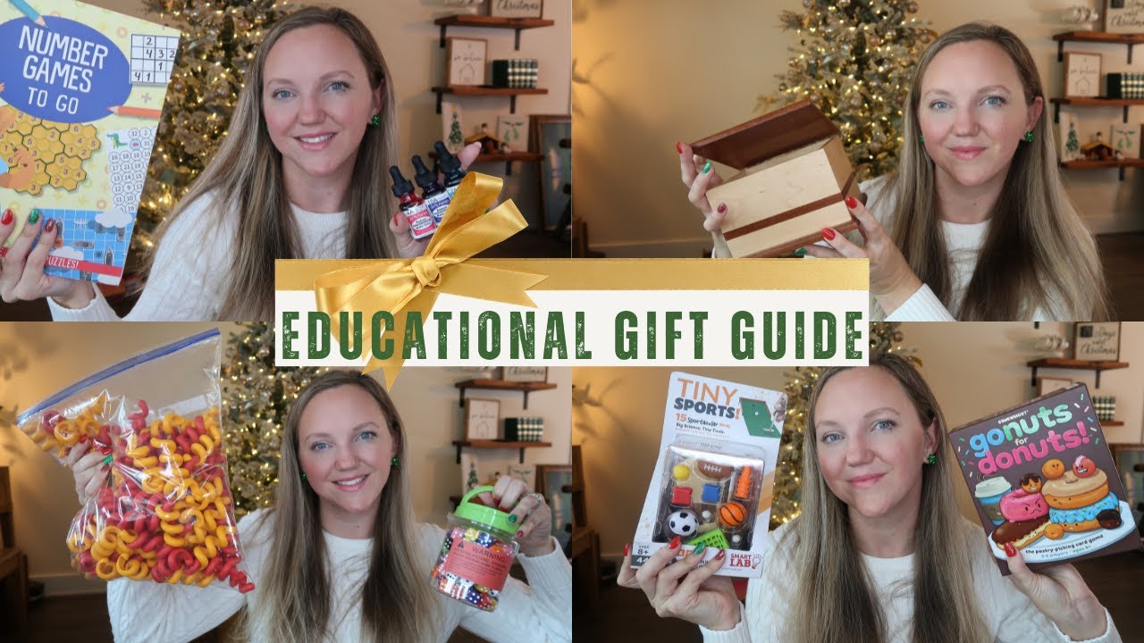 MY 2023 EDUCATIONAL GIFT GUIDE || TODDLERS - TEENS! || BOOKS, GAMES, ART, FAMILY GIFTS