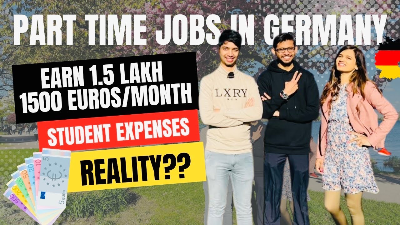 Part-Time Jobs Germany| Earn 1.5 lakh monthly | TU Hamburg|Reality?