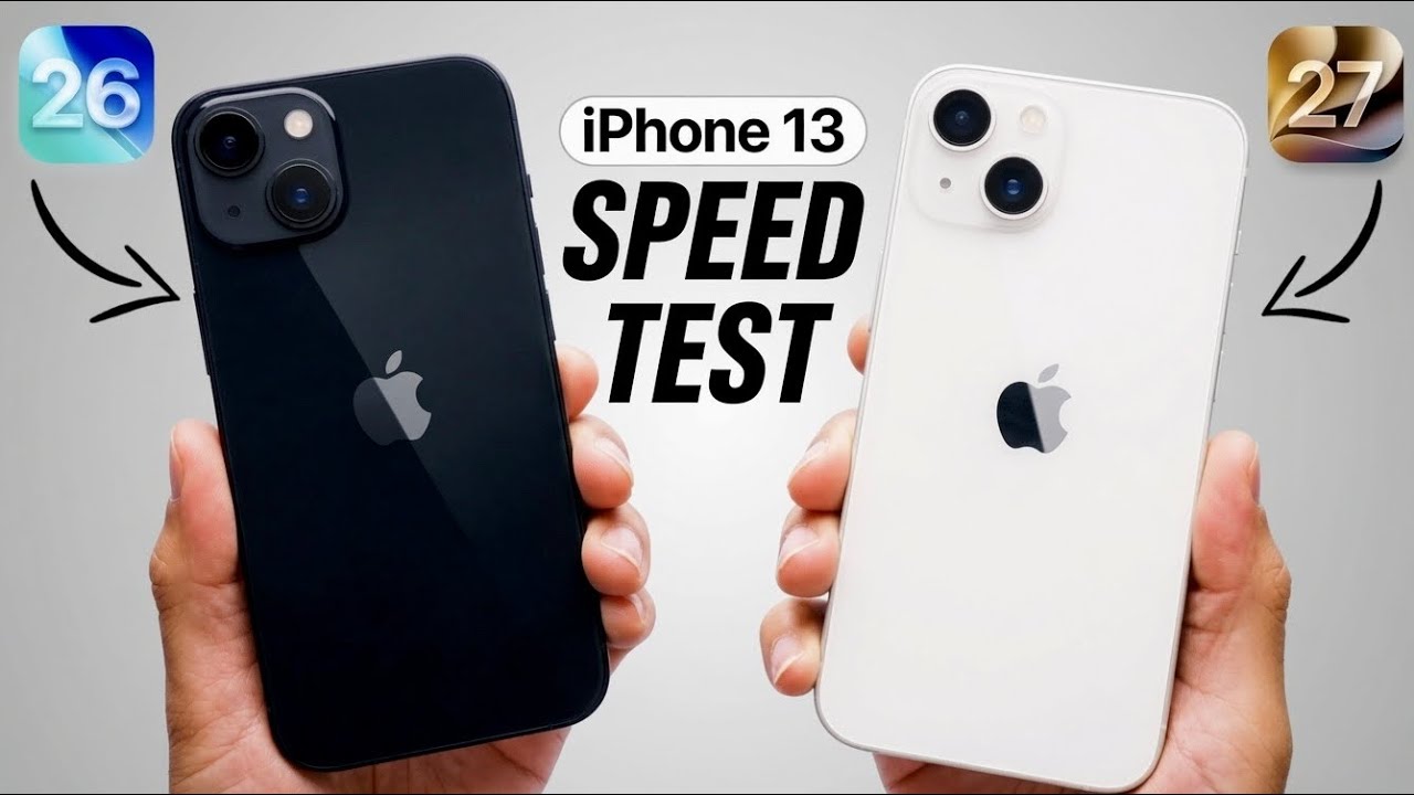 iOS 26 vs iOS 27 (Speed Test) on iPhone 13