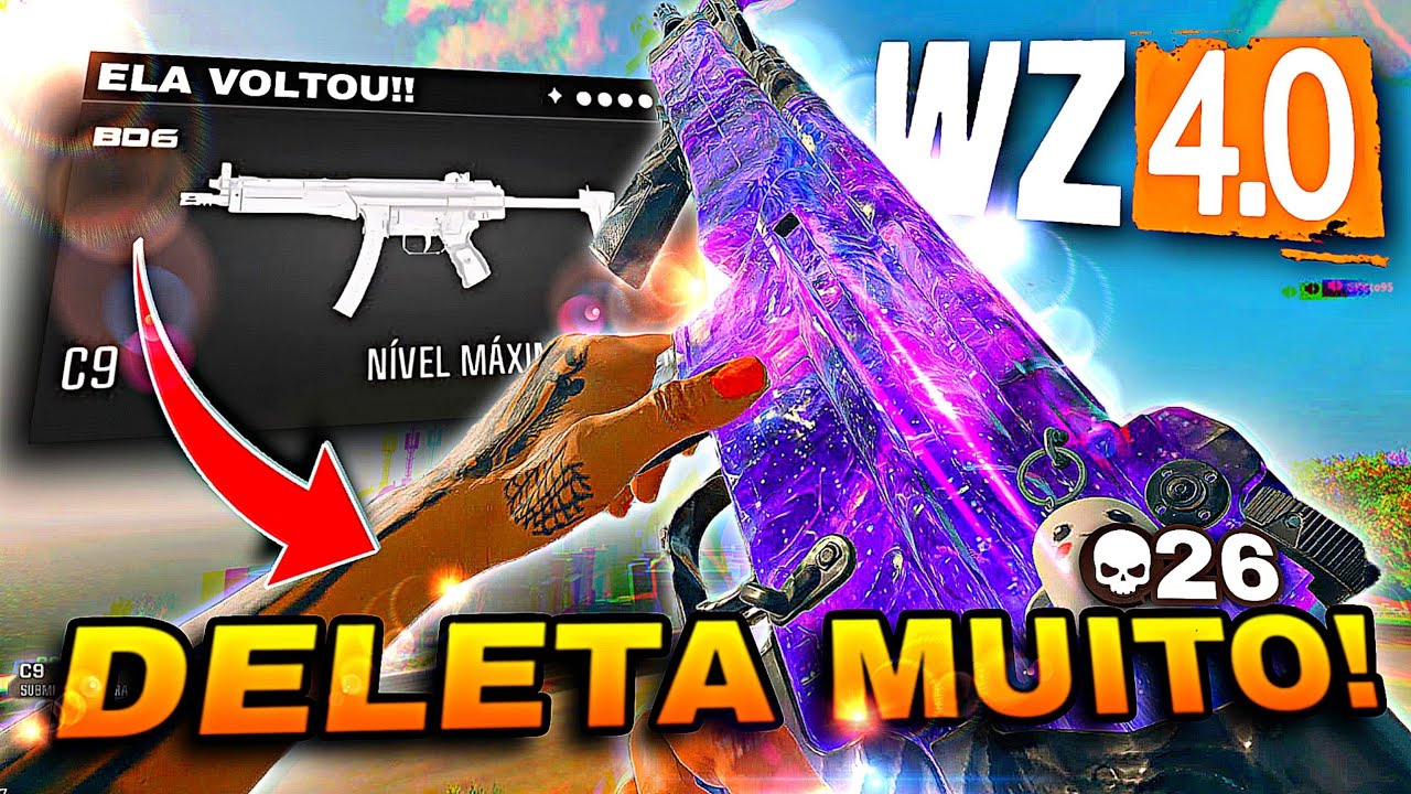 NOVA CLASSE MP5 TA de VOLTA NO META do WARZONE! (eu criei um monstro)