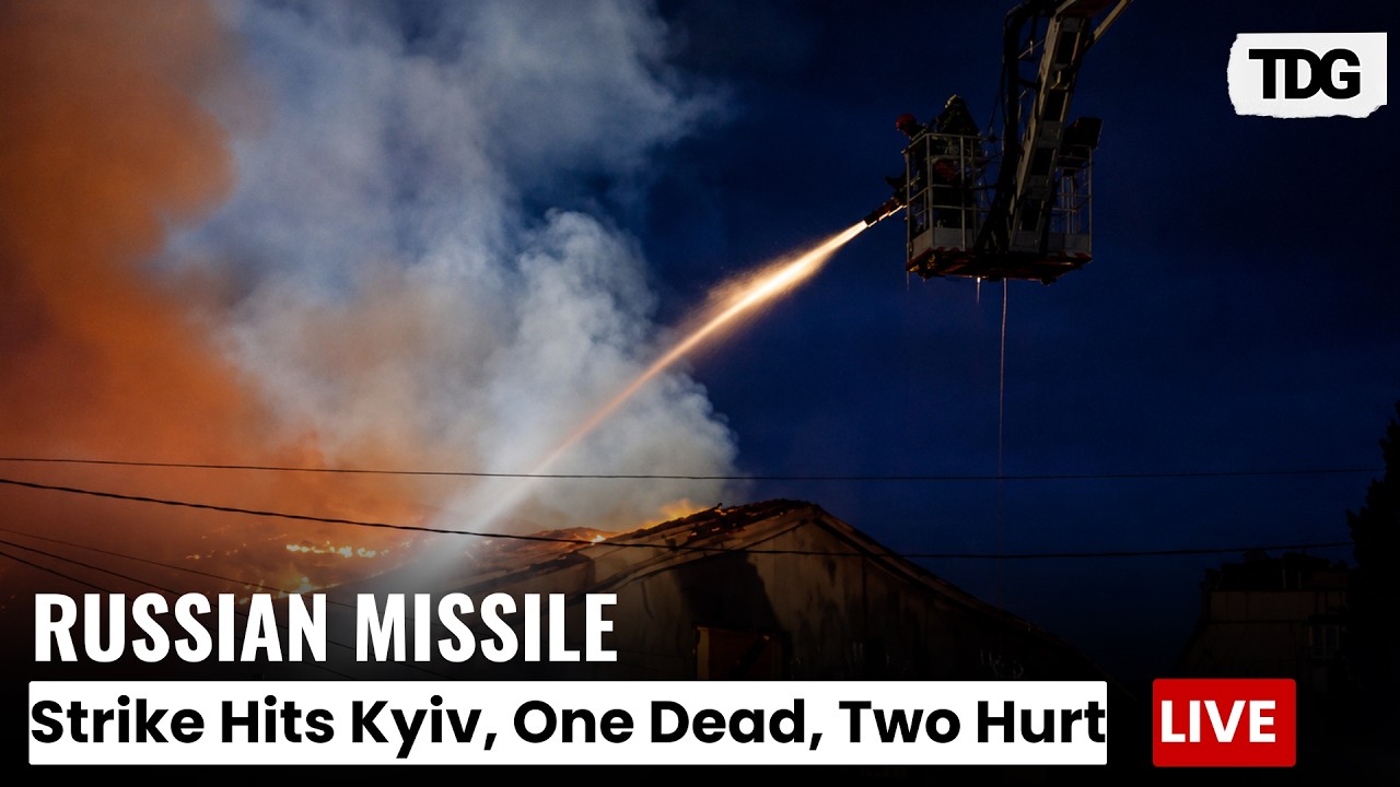 WATCH LIVE: Russian Missile Strike Hits Kyiv, Leaves One Dead, Two Injured