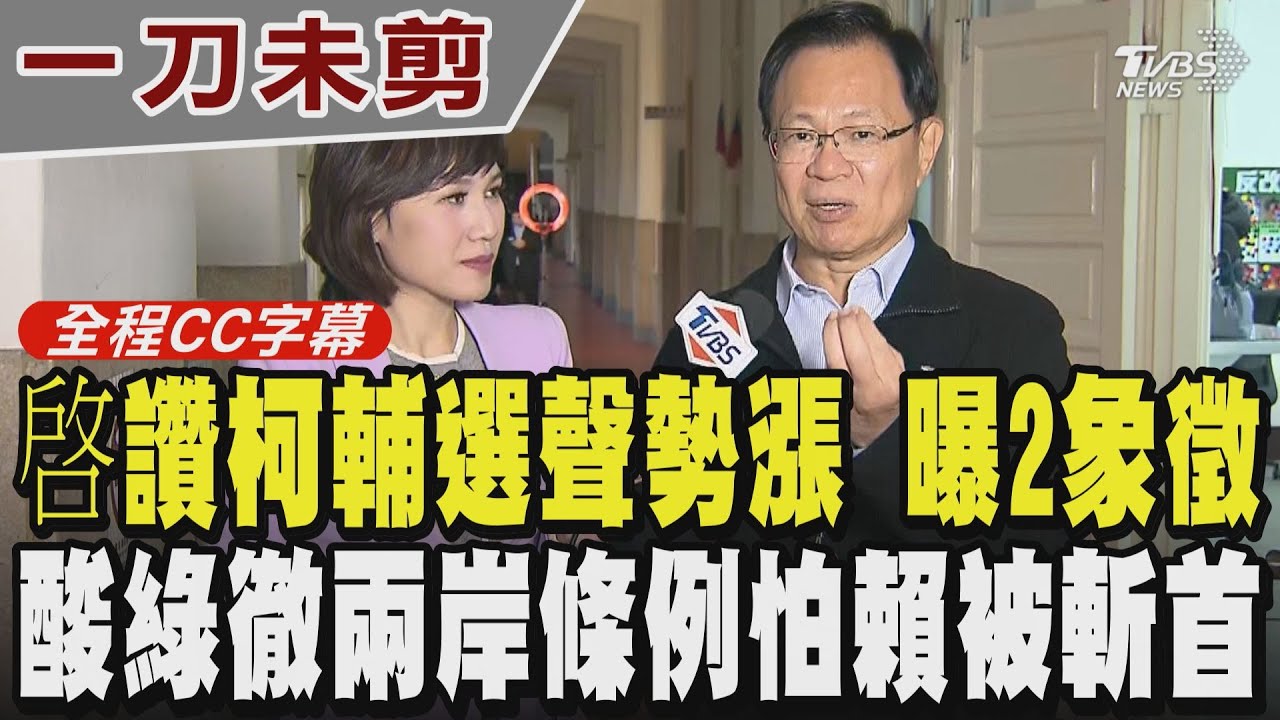 【全程CC字幕】張啓楷大讚柯文哲嘉義輔選聲勢高漲如強心針 酸綠徹兩岸條例怕賴清德跟委國總統一樣被斬首｜TVBS新聞網 