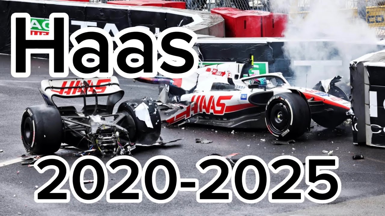 Haas F1 All Spins & Crashes 2020-2025