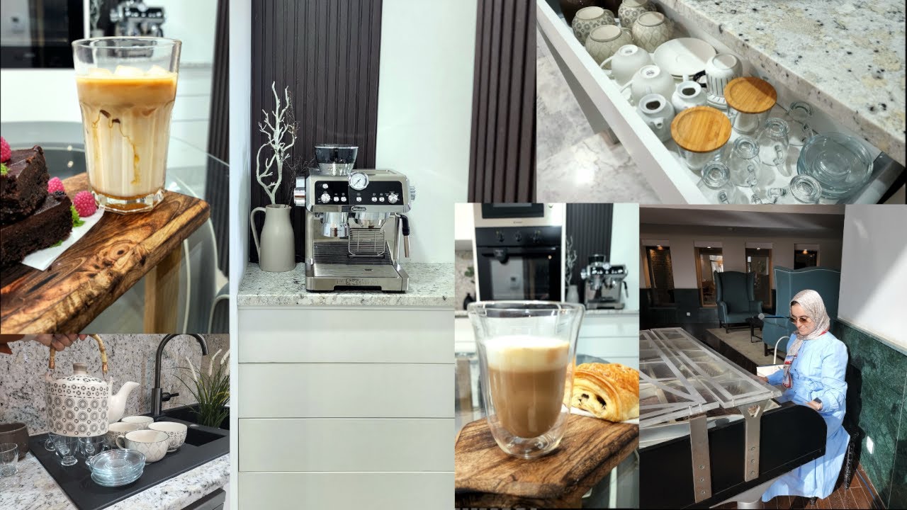 UNBOXING DeLonghi: COFFE CORNER ☕ كلام ناس آخر همك🗣 أفكار راقية لركن جديد | قهوة باردة | قهوة كريمية