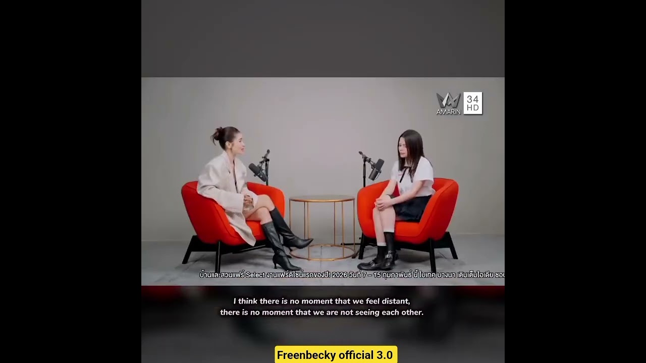 (ENG SUB)Becky talk about Freen 🥹🤗REBECCA AT AMARIN TV#PraewTalkTVxBecky