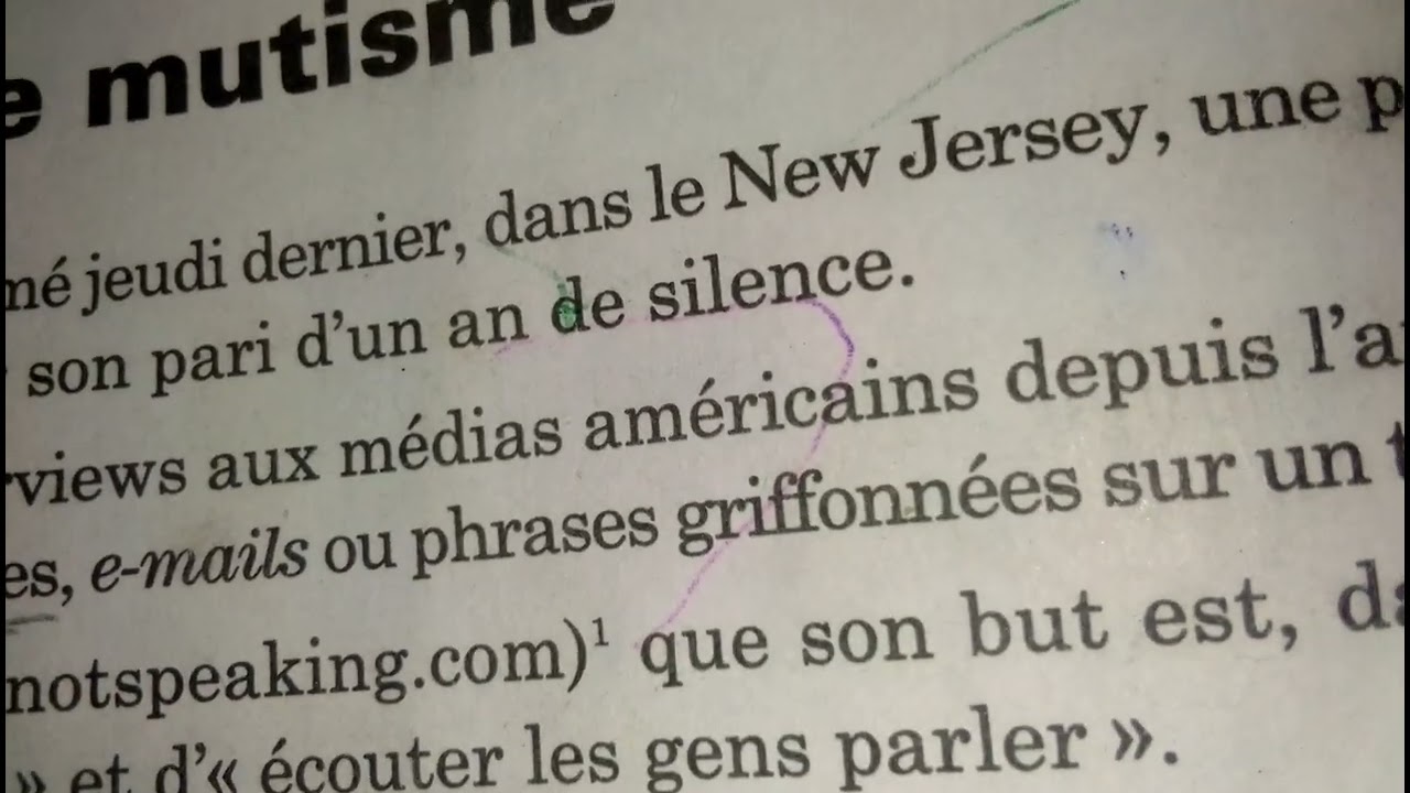 lire/un an de mutisme/1année du cycle secondaire collégial/p10/fait divers
