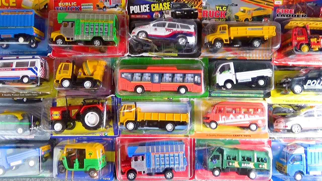 Откроем и поиграем в рабочую машину популярной в Индии миниатюрной машинки «Centy Toys» ♪